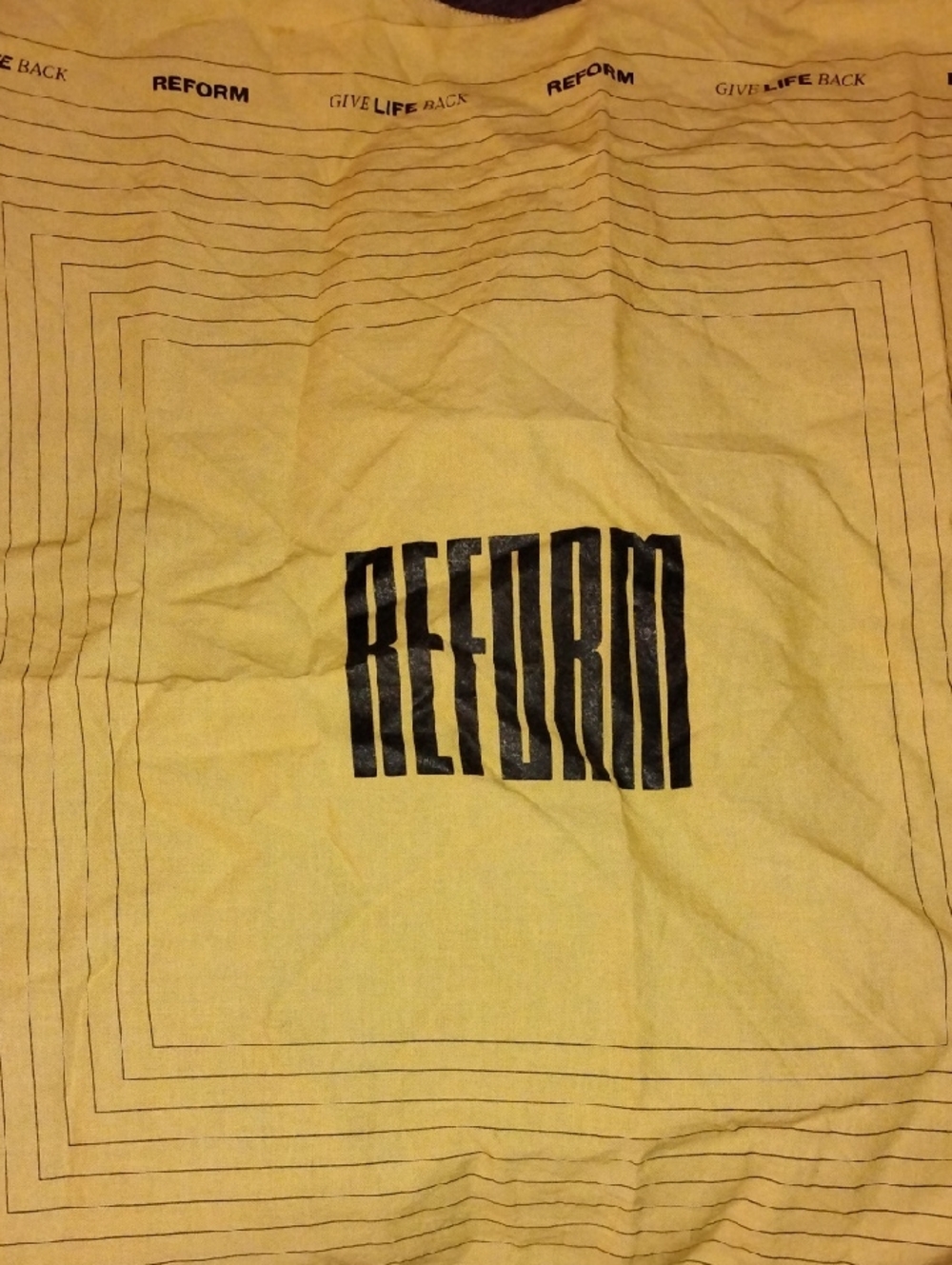 REFORM Gold Bandana
